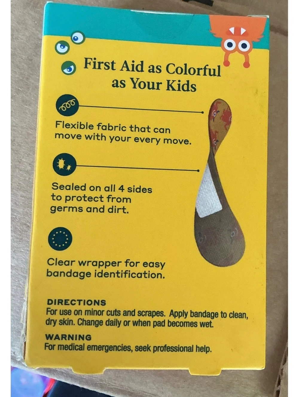 5 packs Welly Bravery Badges Assorted Flex Fabric Bandages, 24 Count